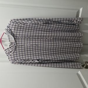 Lk New Houndstooth Plaid Hoodie. Large